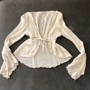 Savannah Morrow Silk/Bamboo Pant Top Set in Cream